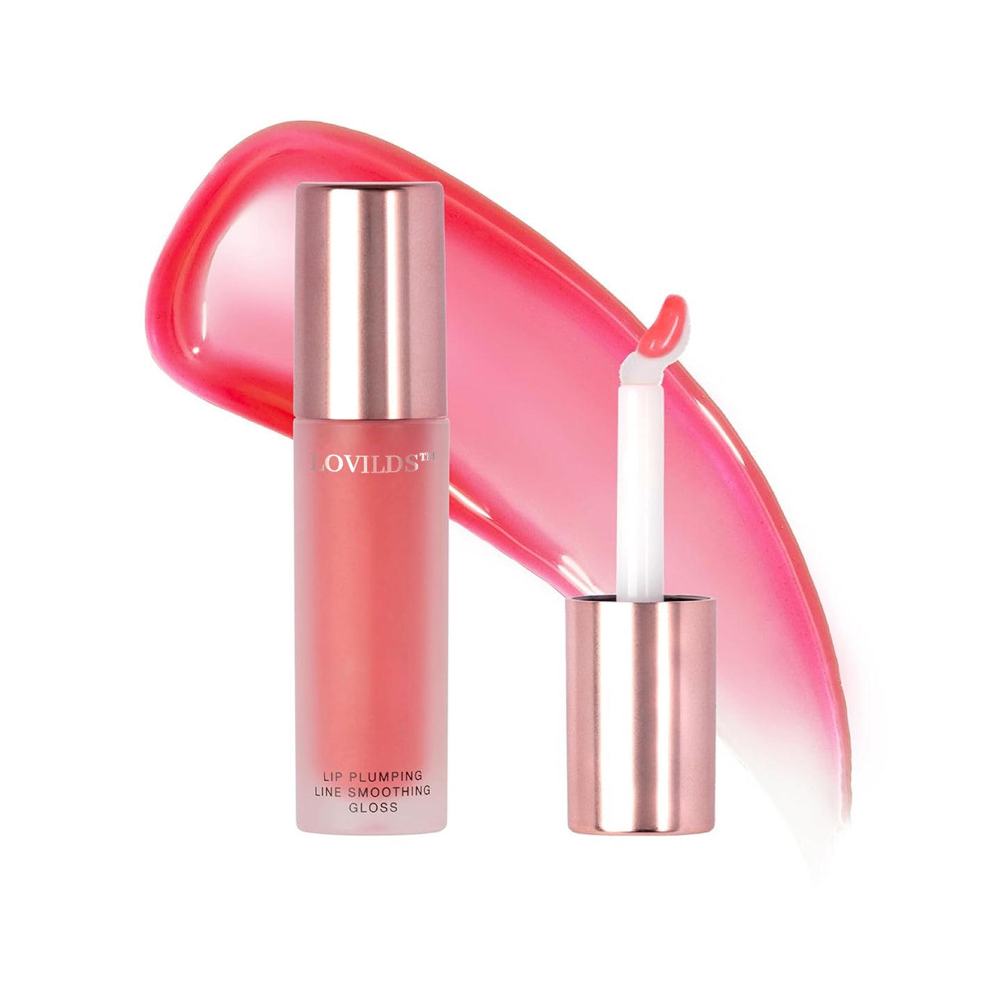 š LOVILDS⢠Lip Plumper Gloss | Hydrating, Volumizing Formula for Fuller-Looking Lips | Non-Sticky, Long-Wearing Lip Gloss