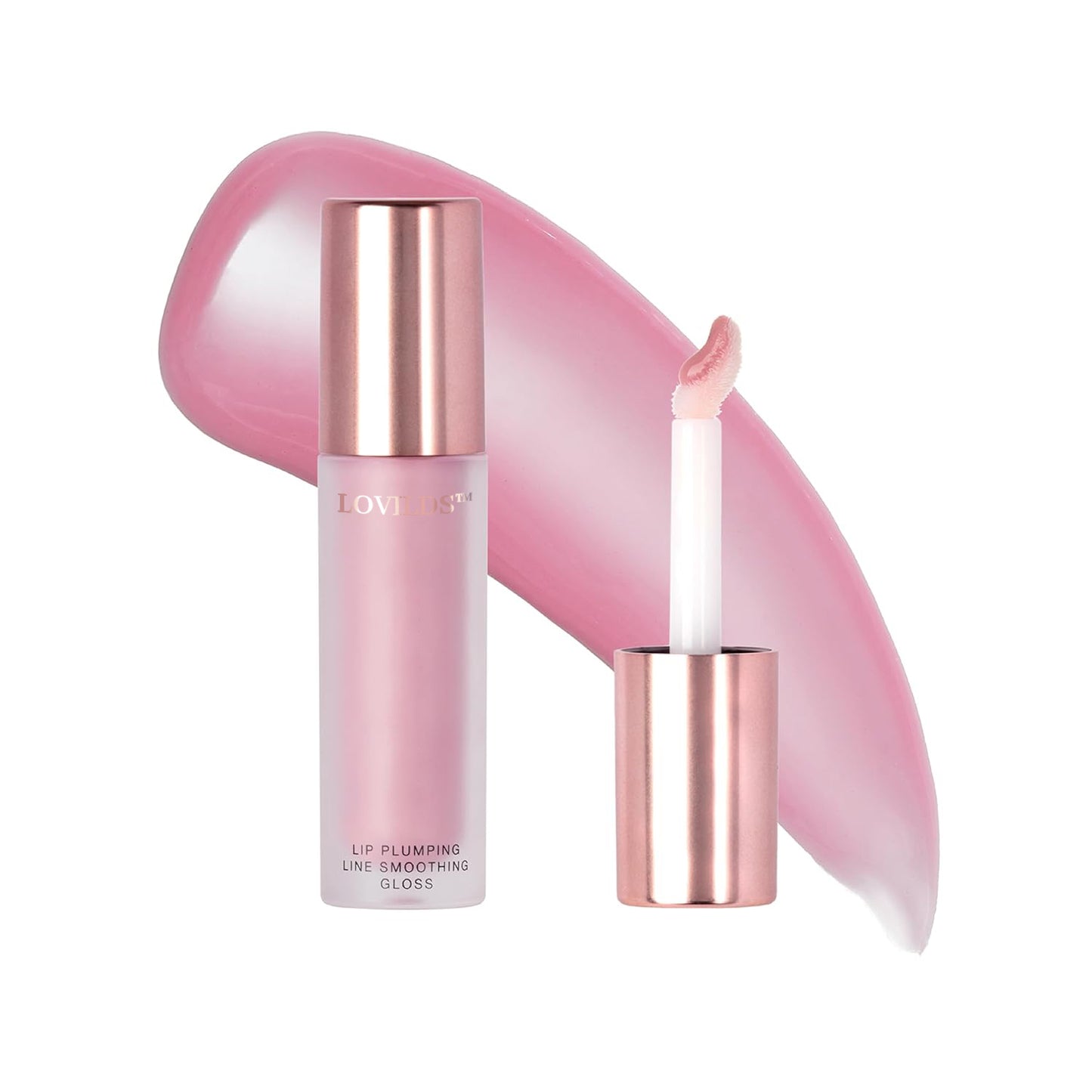 š LOVILDS⢠Lip Plumper Gloss | Hydrating, Volumizing Formula for Fuller-Looking Lips | Non-Sticky, Long-Wearing Lip Gloss