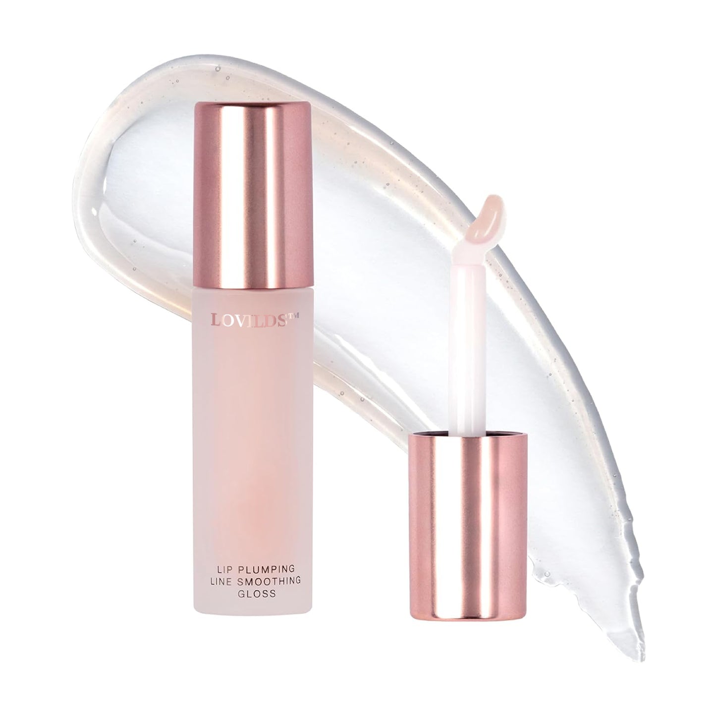 š LOVILDS⢠Lip Plumper Gloss | Hydrating, Volumizing Formula for Fuller-Looking Lips | Non-Sticky, Long-Wearing Lip Gloss