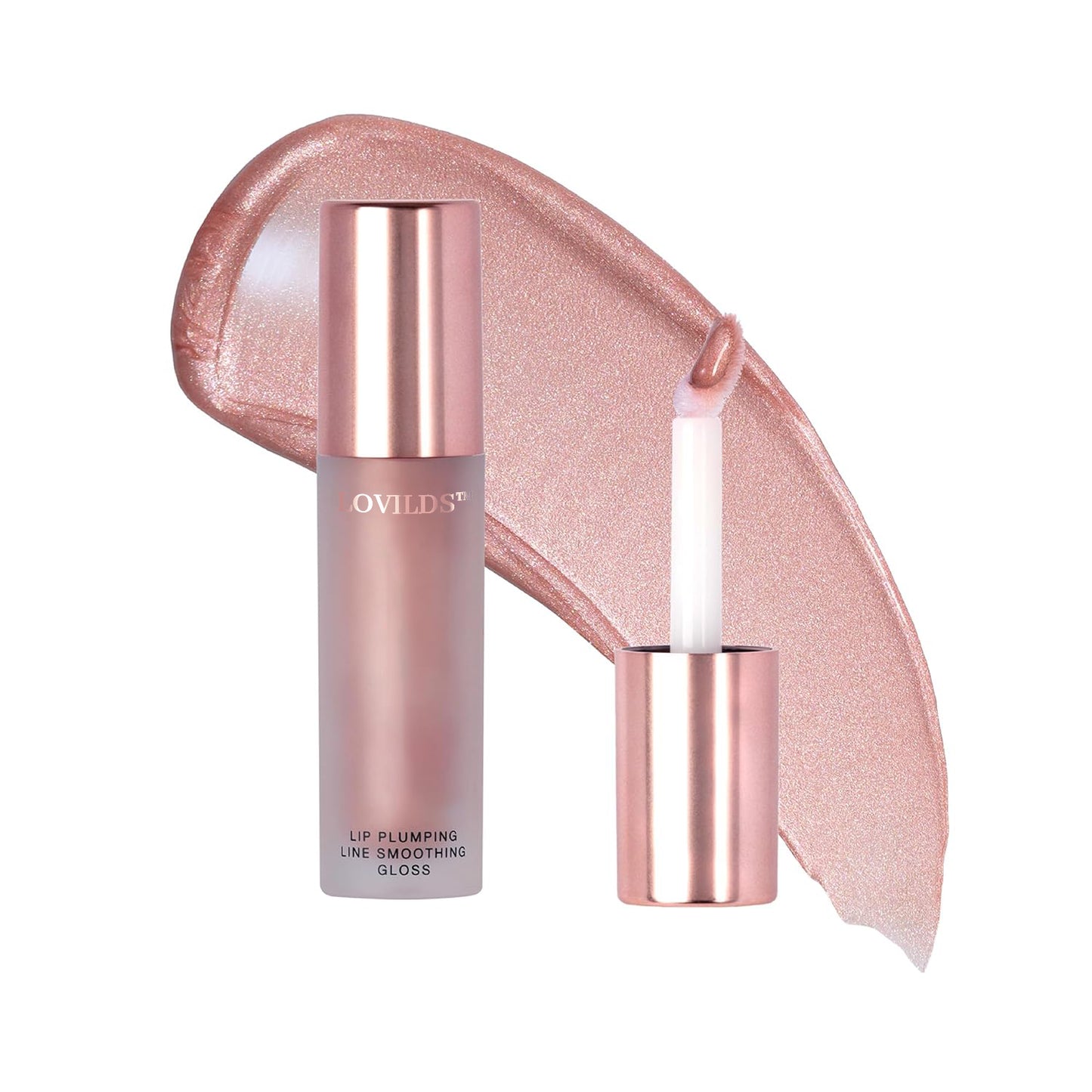 š LOVILDS⢠Lip Plumper Gloss | Hydrating, Volumizing Formula for Fuller-Looking Lips | Non-Sticky, Long-Wearing Lip Gloss
