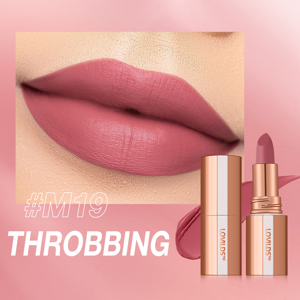 š LOVILDS⢠Velvet Matte Lipstick - Silky & Richly Pigmented, 24H Long-Lasting, Smudge-Proof, Waterproof & Kiss-Proof