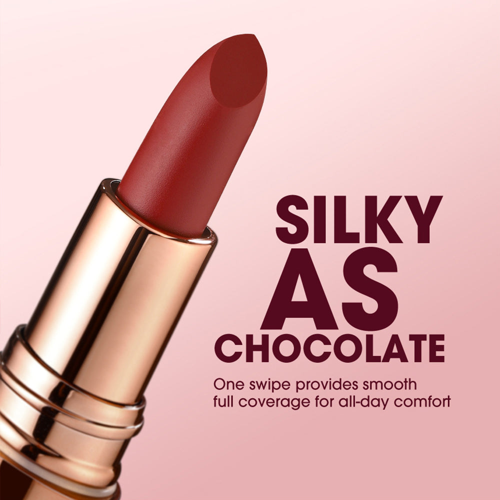 š LOVILDS⢠Velvet Matte Lipstick - Silky & Richly Pigmented, 24H Long-Lasting, Smudge-Proof, Waterproof & Kiss-Proof