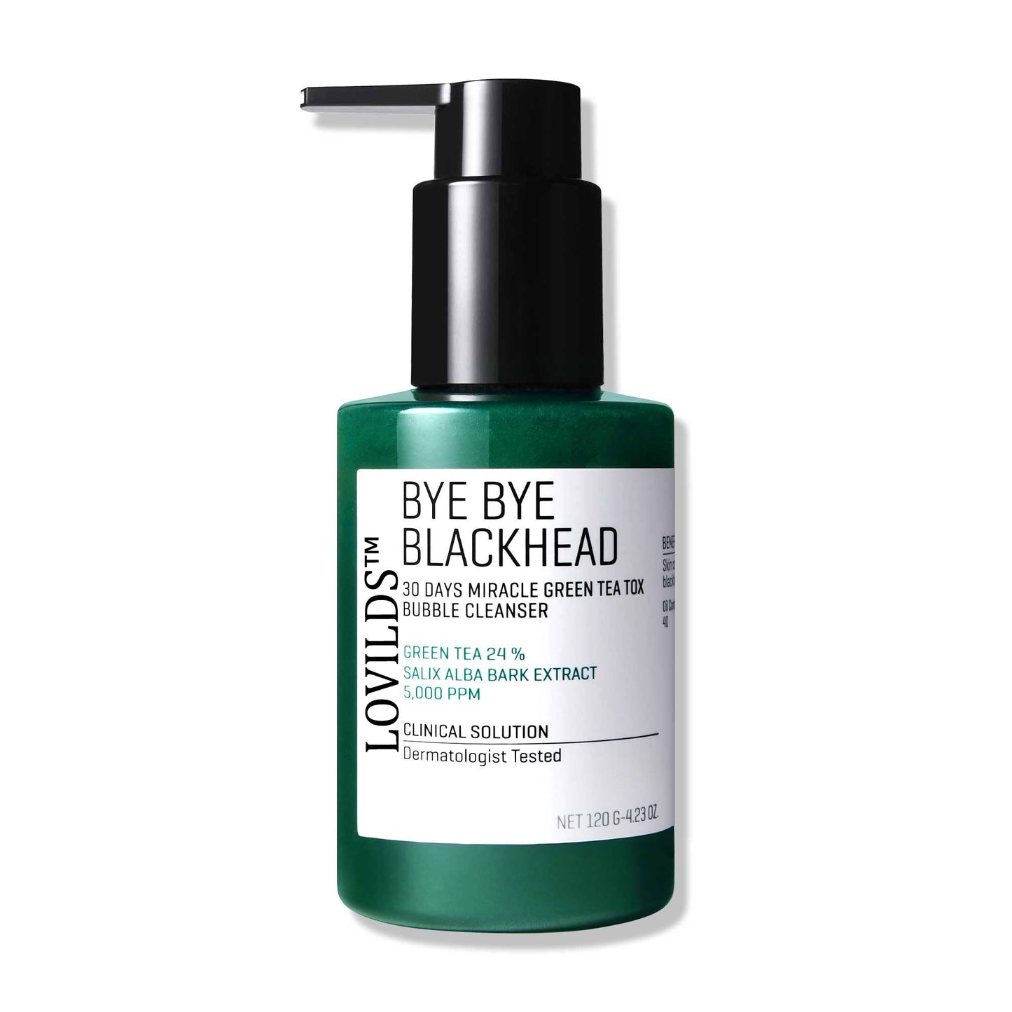 š LOVILDS⢠Bye Bye Blackhead Bubble Cleanser ā 30-Day Miracle Green Tea Face Wash & Mask