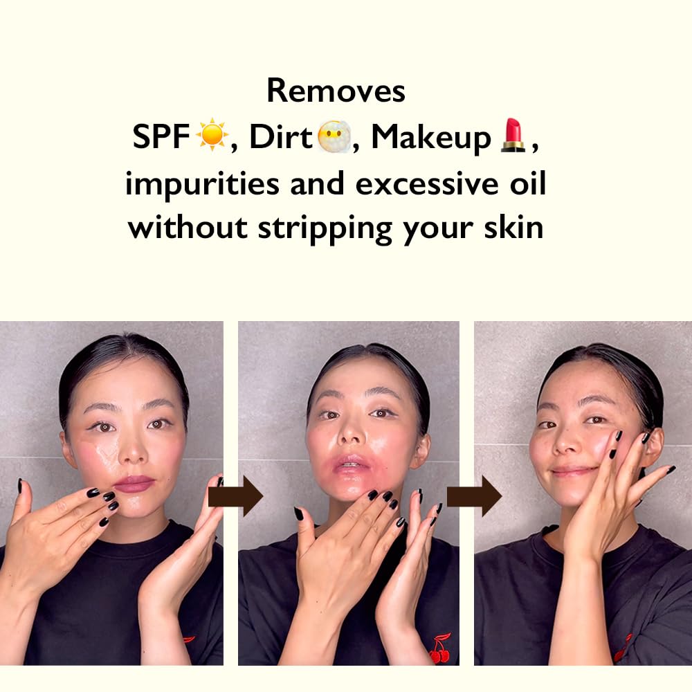 đż LOVILDS⢠Black Rice Moisture Cleansing Oil 5.1 fl oz - Daily Makeup Remover & Double Cleansing Pore Cleanser, Korean Skincare for All Skin Types