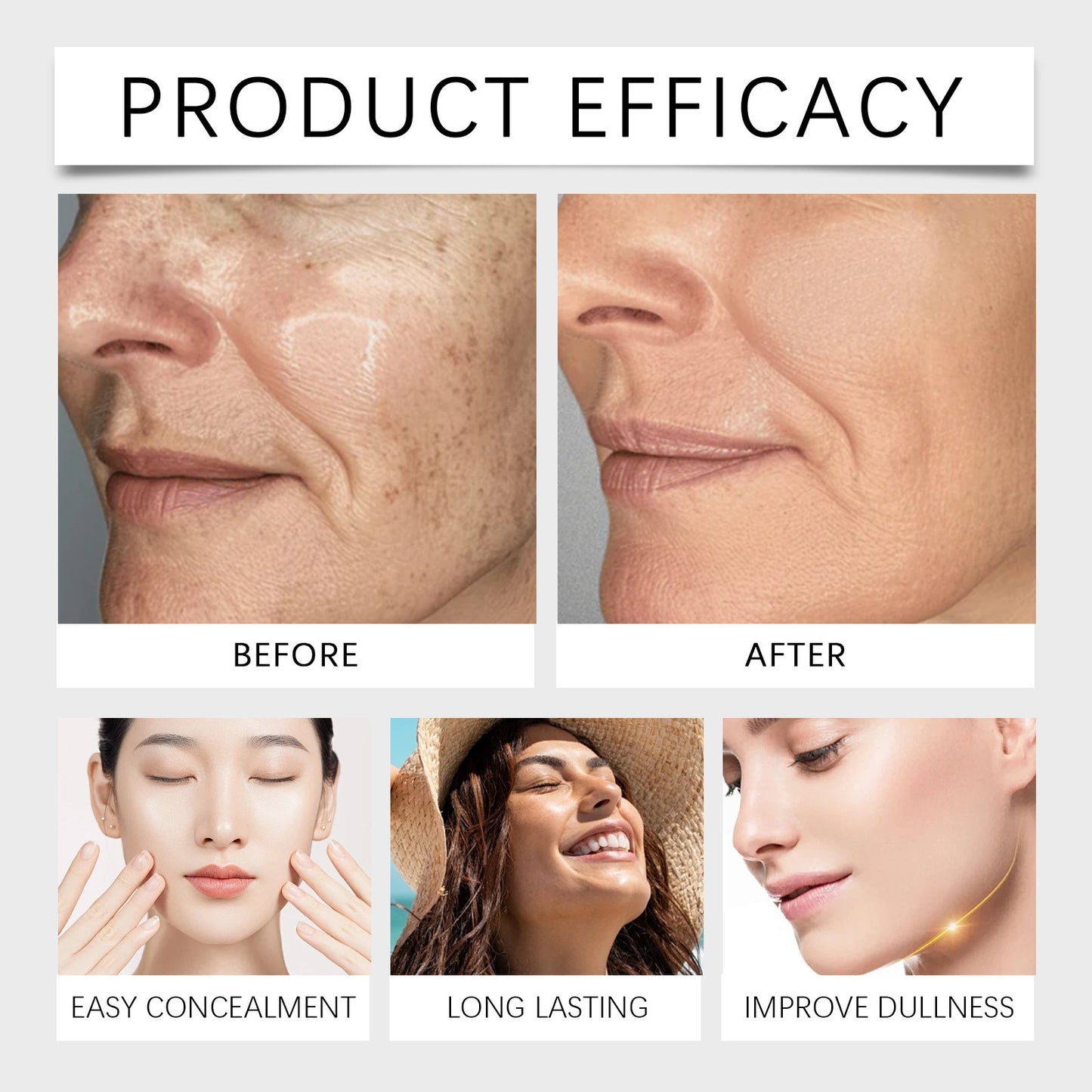 đĽLimited Time 50% Off! đLOVILDS⢠Flawless Concealer â 24H Full Coverage, Undetectable Finish
