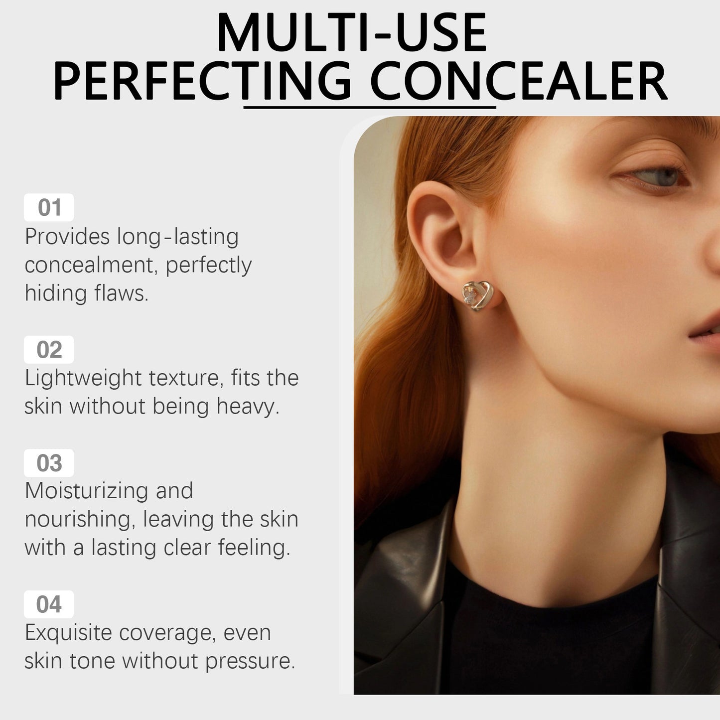 đĽLimited Time 50% Off! đLOVILDS⢠Flawless Concealer â 24H Full Coverage, Undetectable Finish