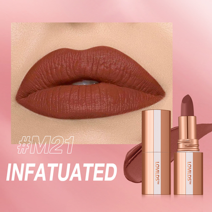 💋 LOVILDS™ Velvet Matte Lipstick - Silky & Richly Pigmented, 24H Long-Lasting, Smudge-Proof, Waterproof & Kiss-Proof
