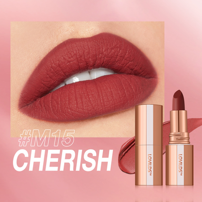 💋 LOVILDS™ Velvet Matte Lipstick - Silky & Richly Pigmented, 24H Long-Lasting, Smudge-Proof, Waterproof & Kiss-Proof