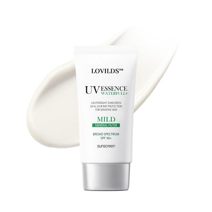 🌞 LOVILDS™ Moisturizing Tone-Up Sunscreen SPF 50+ | Korean Facial Sunscreen Serum · Broad Spectrum UV Protection · Sweat Resistant
