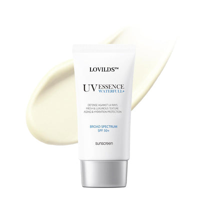 🌞 LOVILDS™ Moisturizing Tone-Up Sunscreen SPF 50+ | Korean Facial Sunscreen Serum · Broad Spectrum UV Protection · Sweat Resistant