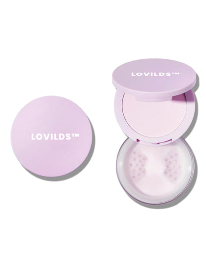 ✨ LOVILDS™ Dual-Layer Soft Focus Setting Powder · For Eyes & Face, Flawless Long-Lasting Finish