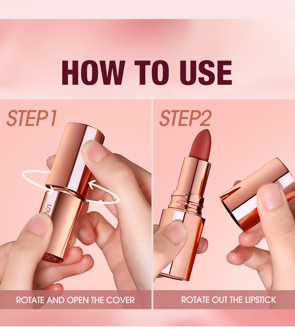 💋 LOVILDS™ Velvet Matte Lipstick - Silky & Richly Pigmented, 24H Long-Lasting, Smudge-Proof, Waterproof & Kiss-Proof