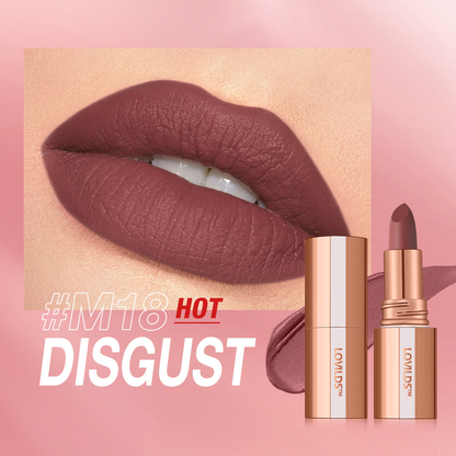 💋 LOVILDS™ Velvet Matte Lipstick - Silky & Richly Pigmented, 24H Long-Lasting, Smudge-Proof, Waterproof & Kiss-Proof