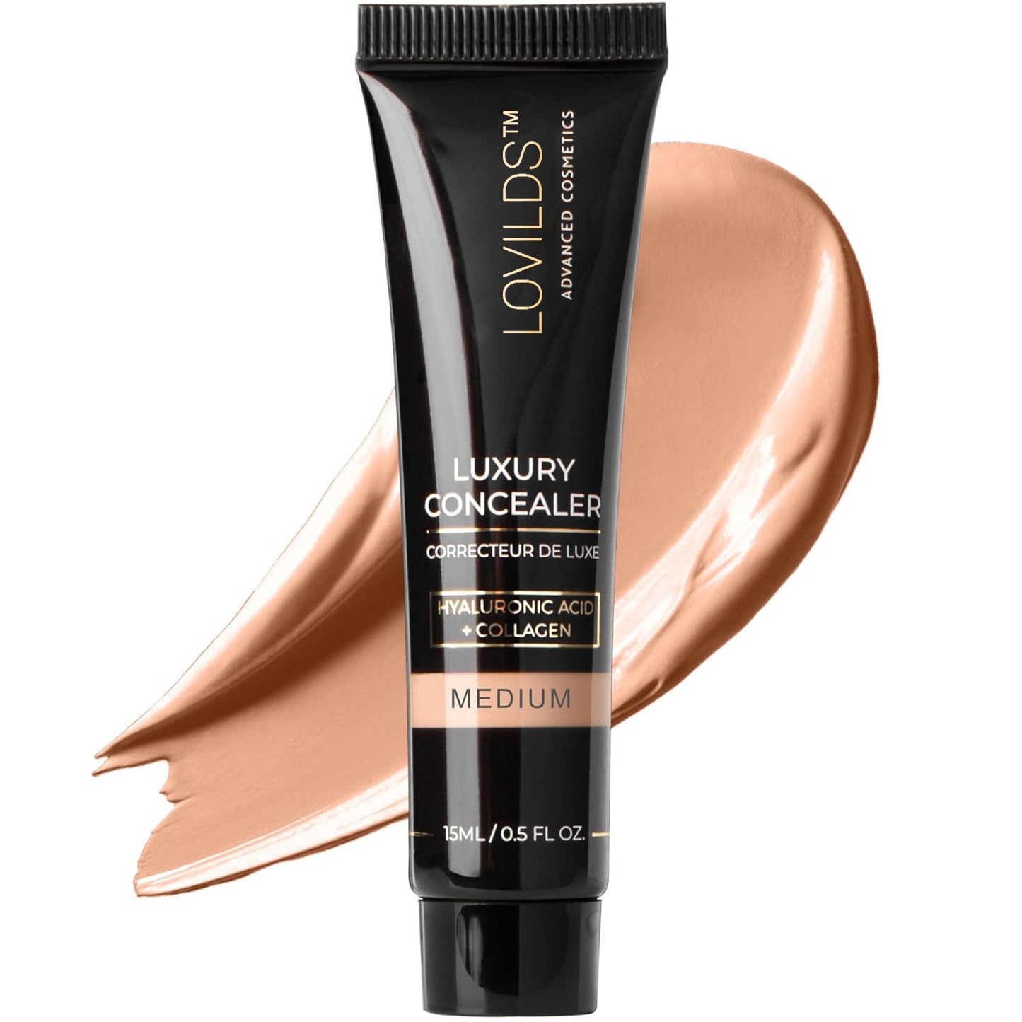 🔥Limited Time 50% Off! 🌟 LOVILDS™ Premium Luxury Concealer & Foundation 2-in-1 with Age-Defying Ingredients - Targets Dark Circles, Wrinkles, Fine Lines & Spots, Long-Lasting Wear for Mature Skin