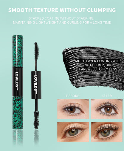 🌟 LOVILDS™ 2-in-1 Dual-Ended Mascara – Waterproof, Long-Lasting Formula for Dramatic Volume & Length