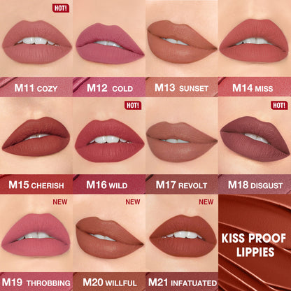 💋 LOVILDS™ Velvet Matte Lipstick - Silky & Richly Pigmented, 24H Long-Lasting, Smudge-Proof, Waterproof & Kiss-Proof