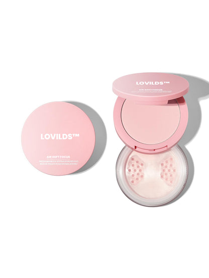✨ LOVILDS™ Dual-Layer Soft Focus Setting Powder · For Eyes & Face, Flawless Long-Lasting Finish