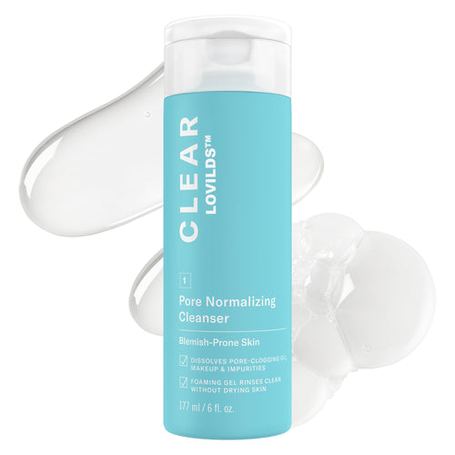 ✨ LOVILDS™ Clear Pore Normalizing Facial Cleanser – Salicylic Acid Acne Face Wash for Blackheads, Redness & Clogged Pores