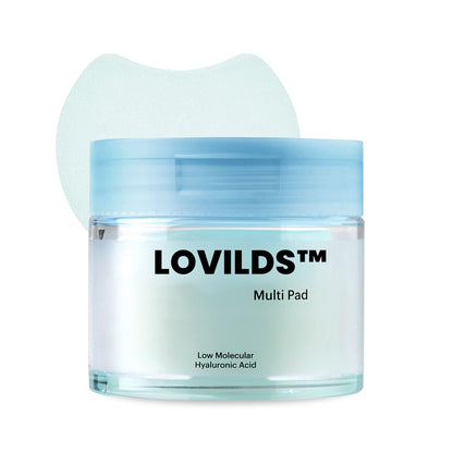 💦 LOVILDS™ Multi Pad (80 Sheets) | Hydrating & Soothing Facial Pads | Cooling Spot Mask with Hyaluronic Acid, Panthenol & Allantoin | Deep Moisture & Calming Care