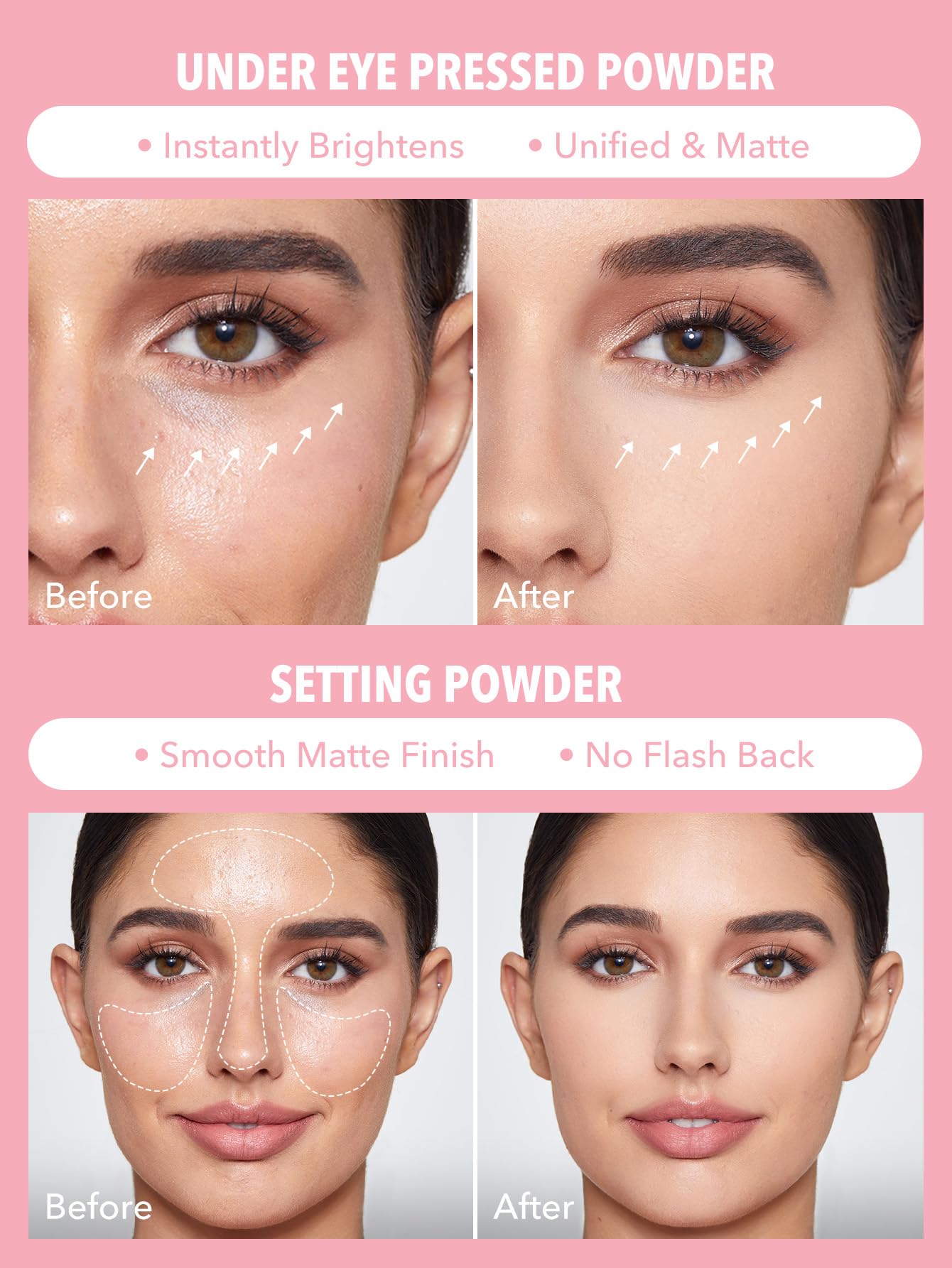 ✨ LOVILDS™ Dual-Layer Soft Focus Setting Powder · For Eyes & Face, Flawless Long-Lasting Finish