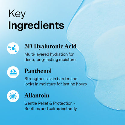💦 LOVILDS™ Multi Pad (80 Sheets) | Hydrating & Soothing Facial Pads | Cooling Spot Mask with Hyaluronic Acid, Panthenol & Allantoin | Deep Moisture & Calming Care