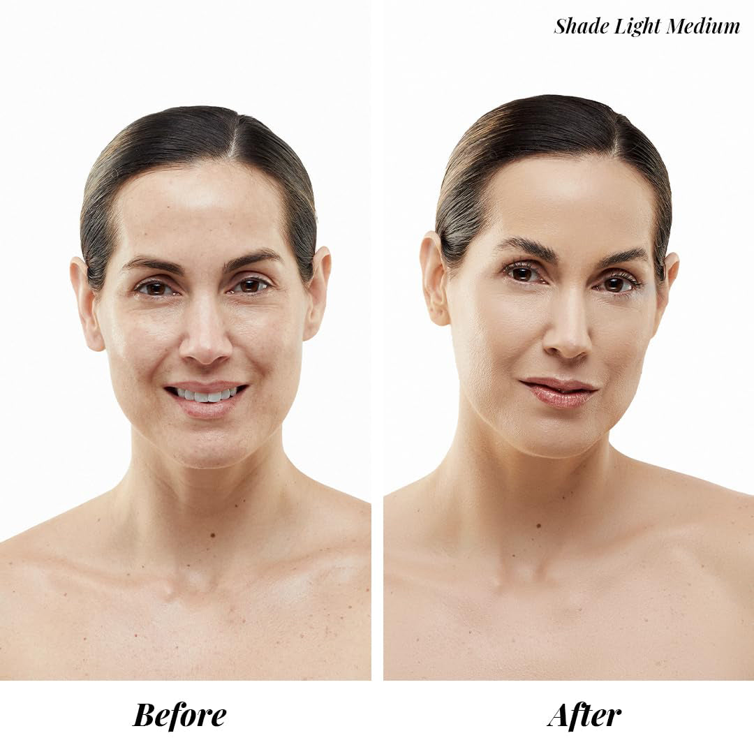 ✨ LOVILDS™ Radiance-Boosting Mineral Lightweight Foundation Set – Includes Silky Foundation and Professional Powder Brush (2-Piece Set)