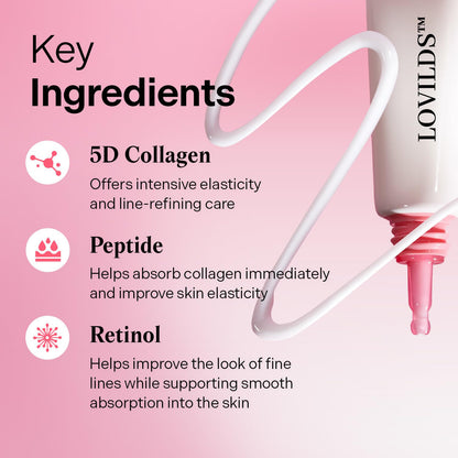 🌟 LOVILDS™ Collagen Firming Eye Cream for Wrinkle Improvement and Dark Circles Care
